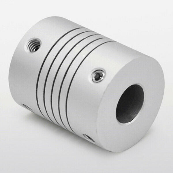 6mm to 8mm Shaft Coupling 25mm Length 18mm Diameter Stepper Motor Coupler AlumN6