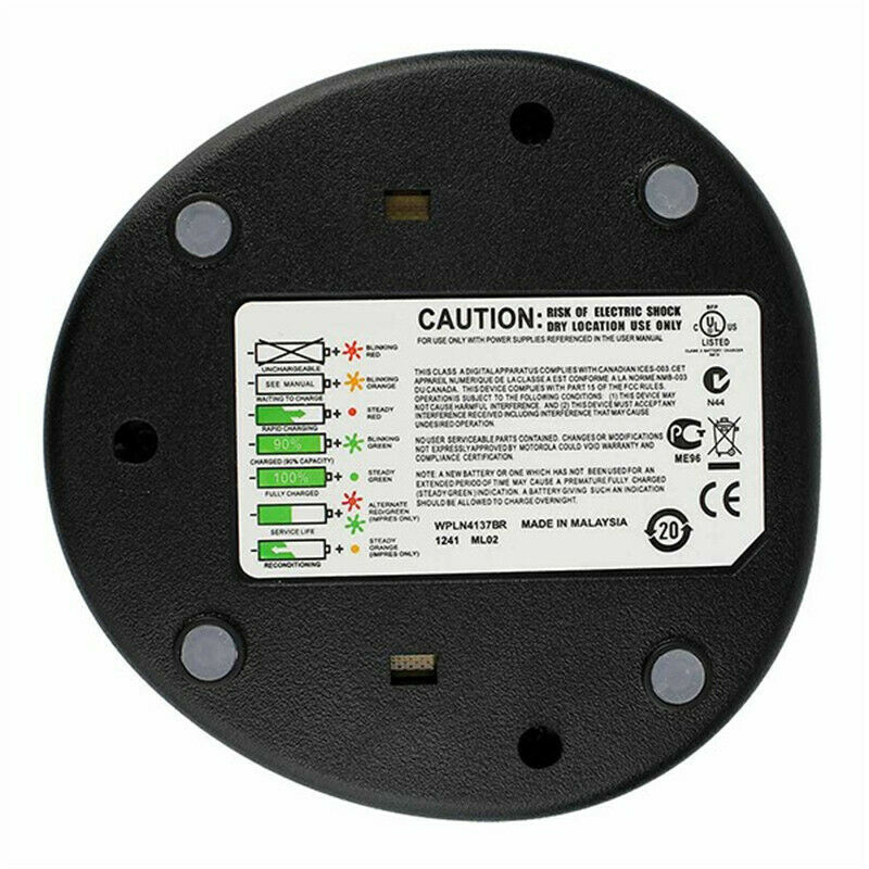 Ni-MH Battery Charger for Radio Walkie Talkie CP185 EP350 CP476 CP477 CP1300