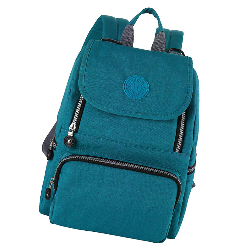 Solid Waterproof Mummy Diaper Bag backpack 6 Colors Green