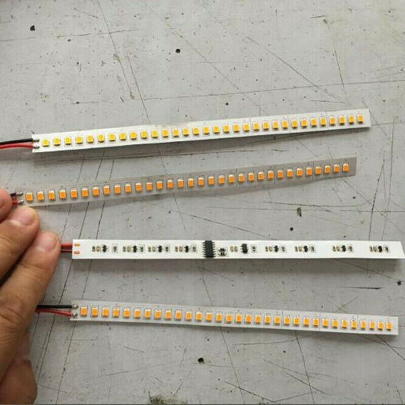 2PCS Car Rearview Mirror 32 LED Strip Light Flowing Turn Signal Side Lamp Amber