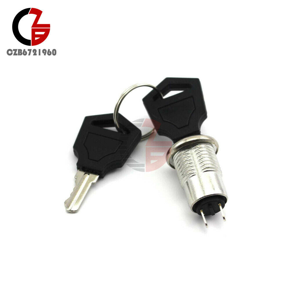 10PCS S1203 Security Power Locks Phone Lock Electronic Key Switch + Free Keys