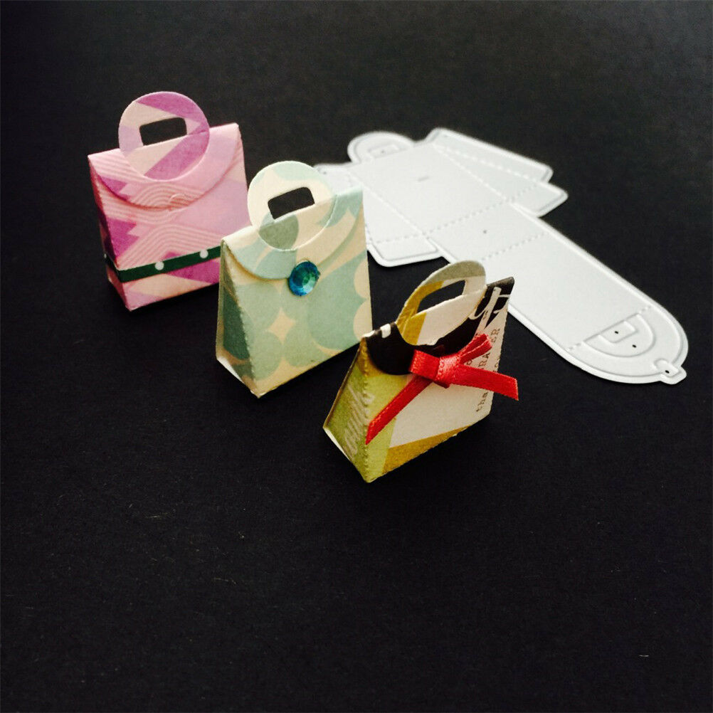 Gift bag Metal Cutting Dies Stencil for DIY Scrapbooking Album Cards Makin.l8