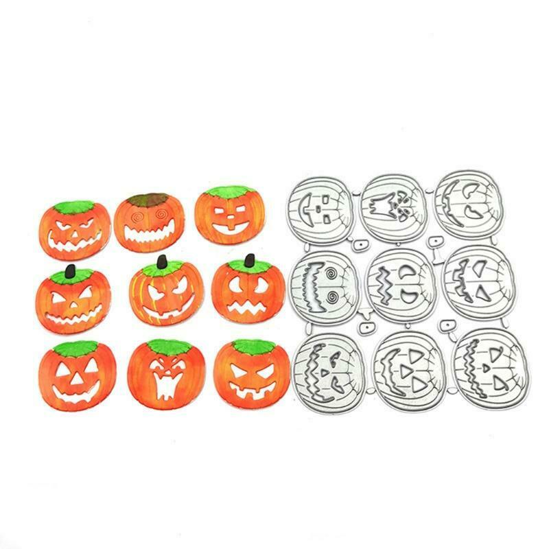 Halloween Pumpkin Ghost Metal Cutting Dies Stencil Scrapbooking DIY Album Stamp