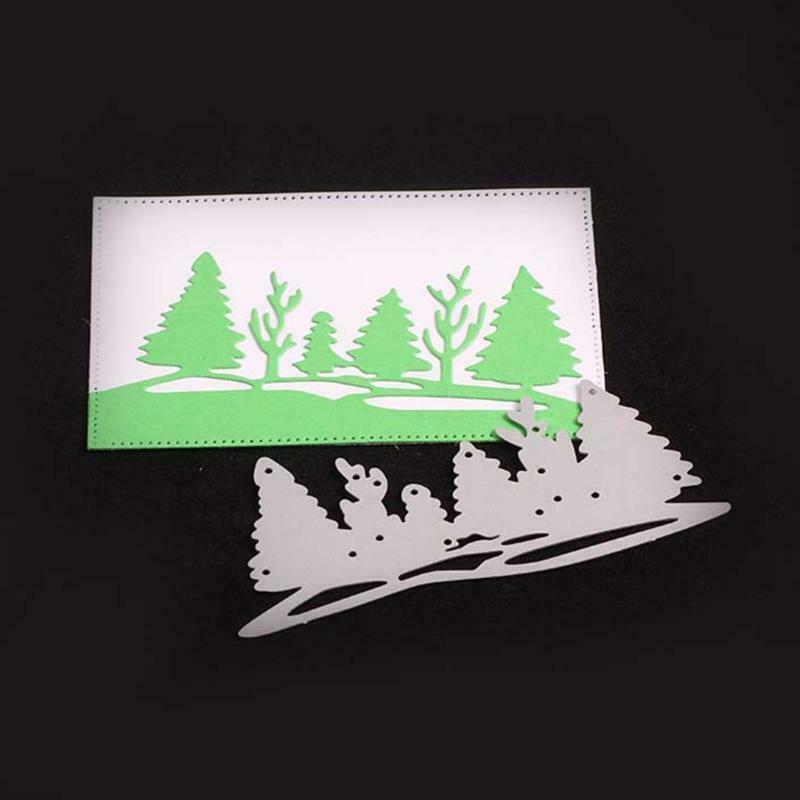Xmas Trees Metal Cutting Dies Stencil DIY Scrapbooking Album Paper Card Template