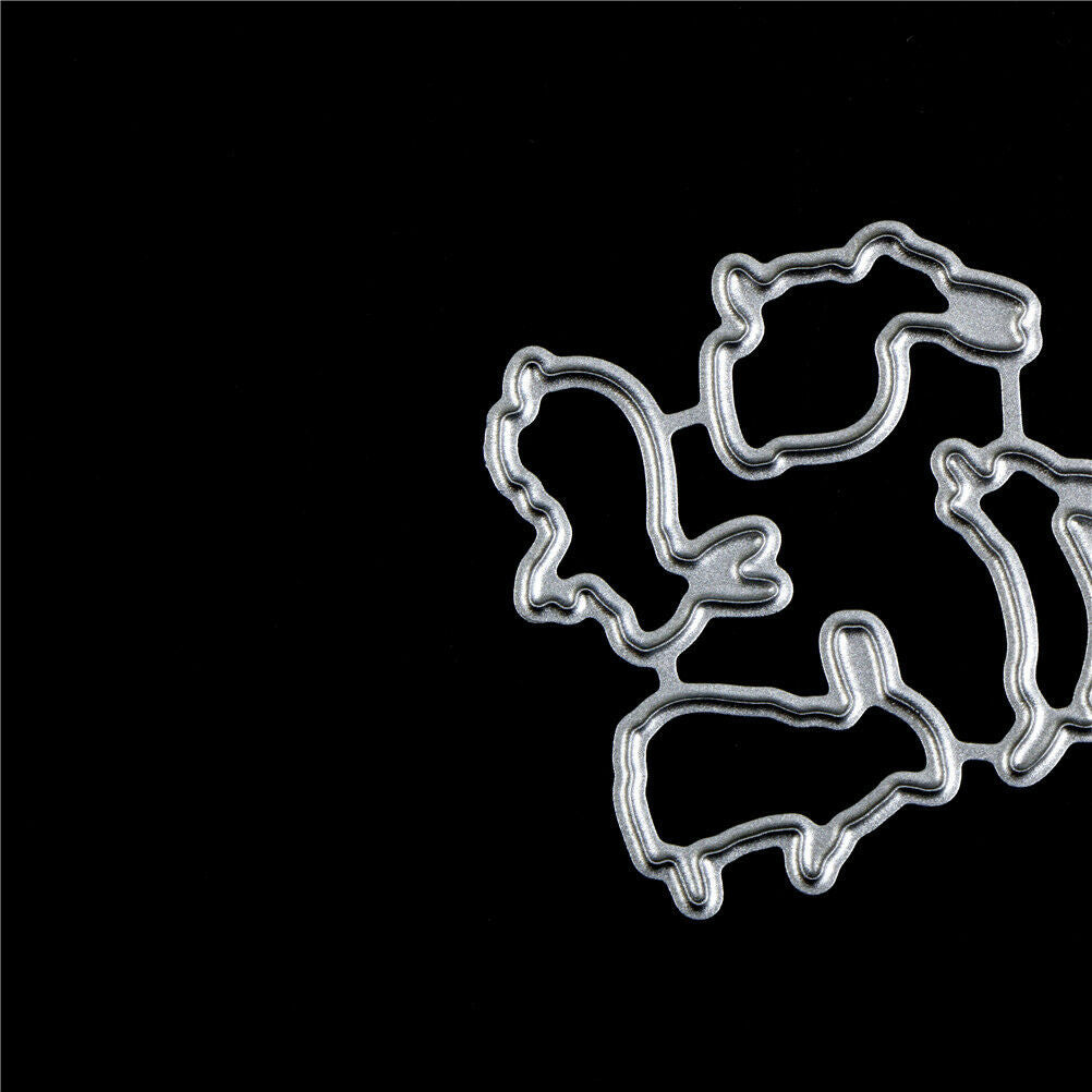 Easter Rabbit Metal Cutting Dies For DIY Scrapbooking Album DIY Paper Cards A Lt