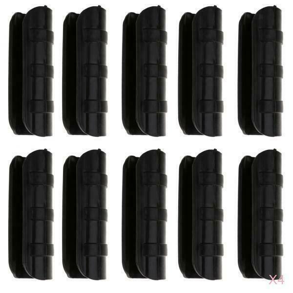 40 Pieces Greenhouse Frame Pipe Tube and Film Clip Clamp Connector Kit 25mm