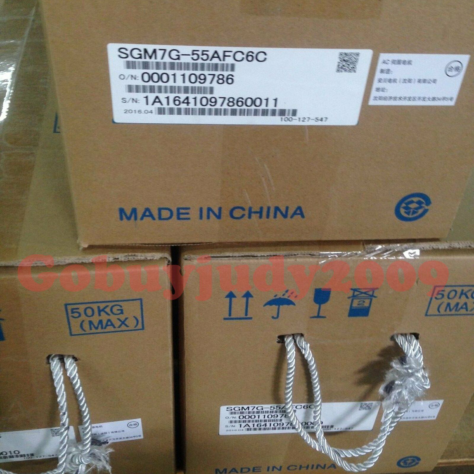 1PC New In Box Yaskawa servo motor SGM7G-55AFC6C SGM7G55AFC6C One year warranty