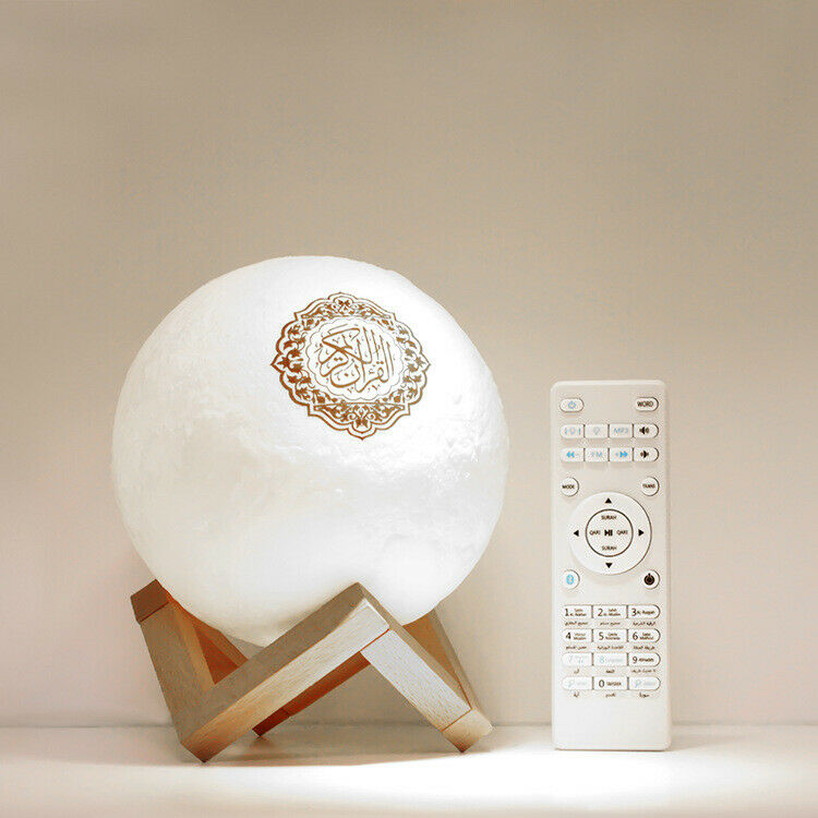 Quran Bluetooth Speakers Colorful Remote Control Small Moonlight LED Night Light