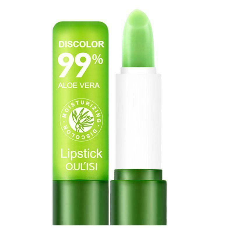 Aloe Essence Color Changing Lipstick Long Lasting Moisturizing Lip Balm