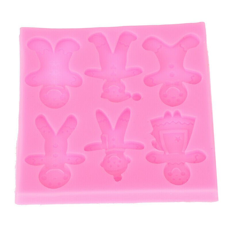 Xmas Gingerbread Christmas Silicone Mold Fondant Cake Mould Candy MoldJ DD