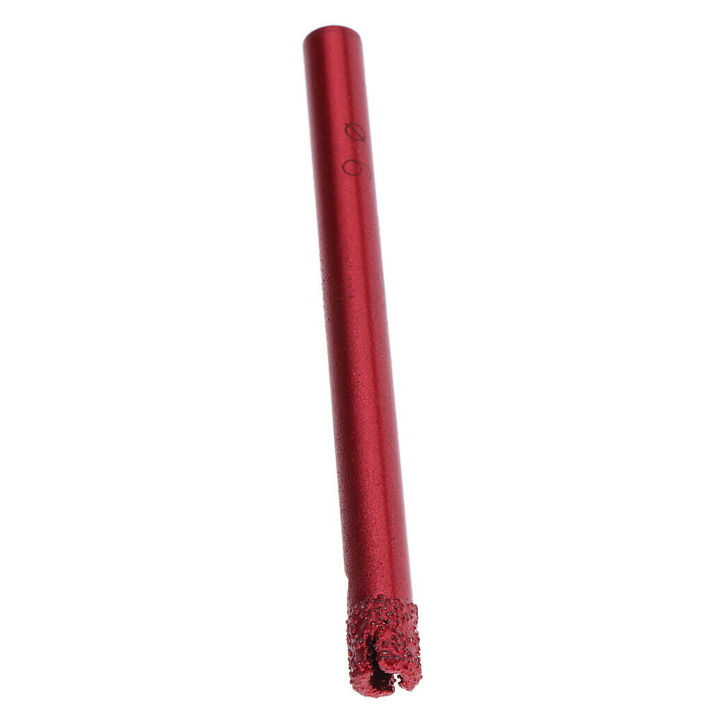 20 Pieces 6mm Diamond Drill Bit Tools for Glass Porcelain Marble Tile Stones