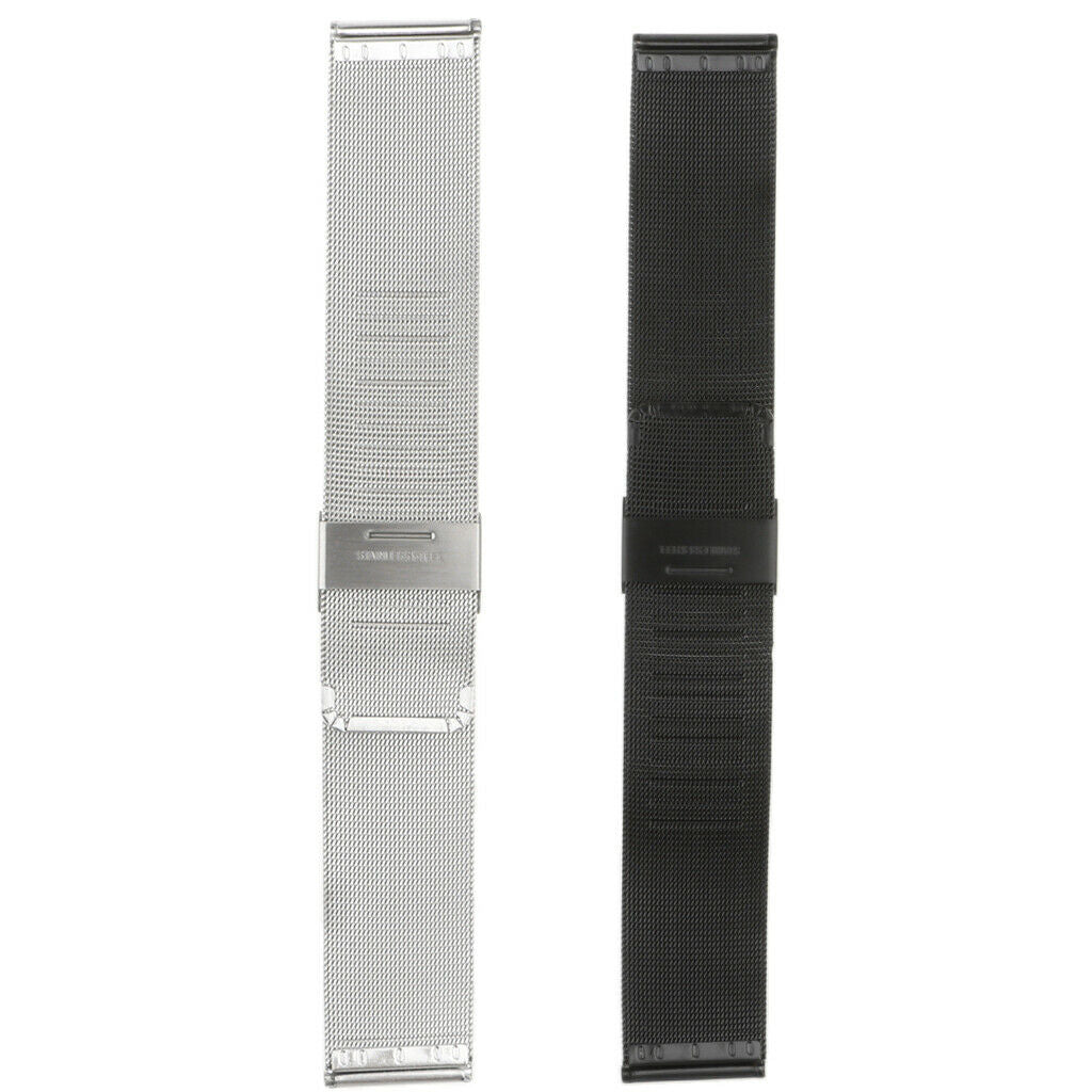 Loop Wristband Strap For Suunto Spartan Sport Watch Stainless Steel black