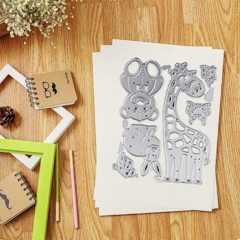 Bear Butterfly Bunny Metal Cutting Dies Stencil DIY Scrapbooking Album Template