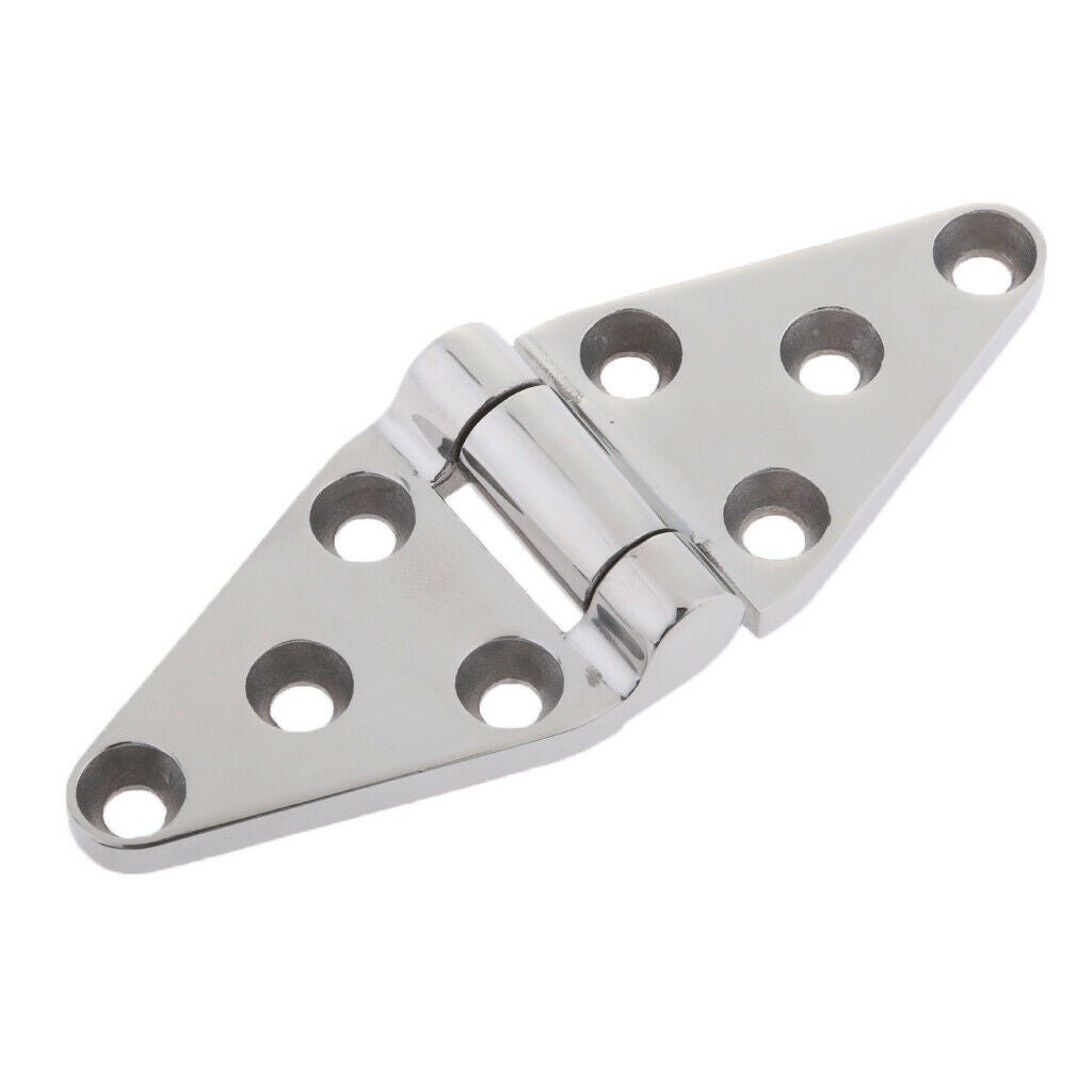 304 Stainless Steel Polished Flush Door Hinge for Boat Marine Home