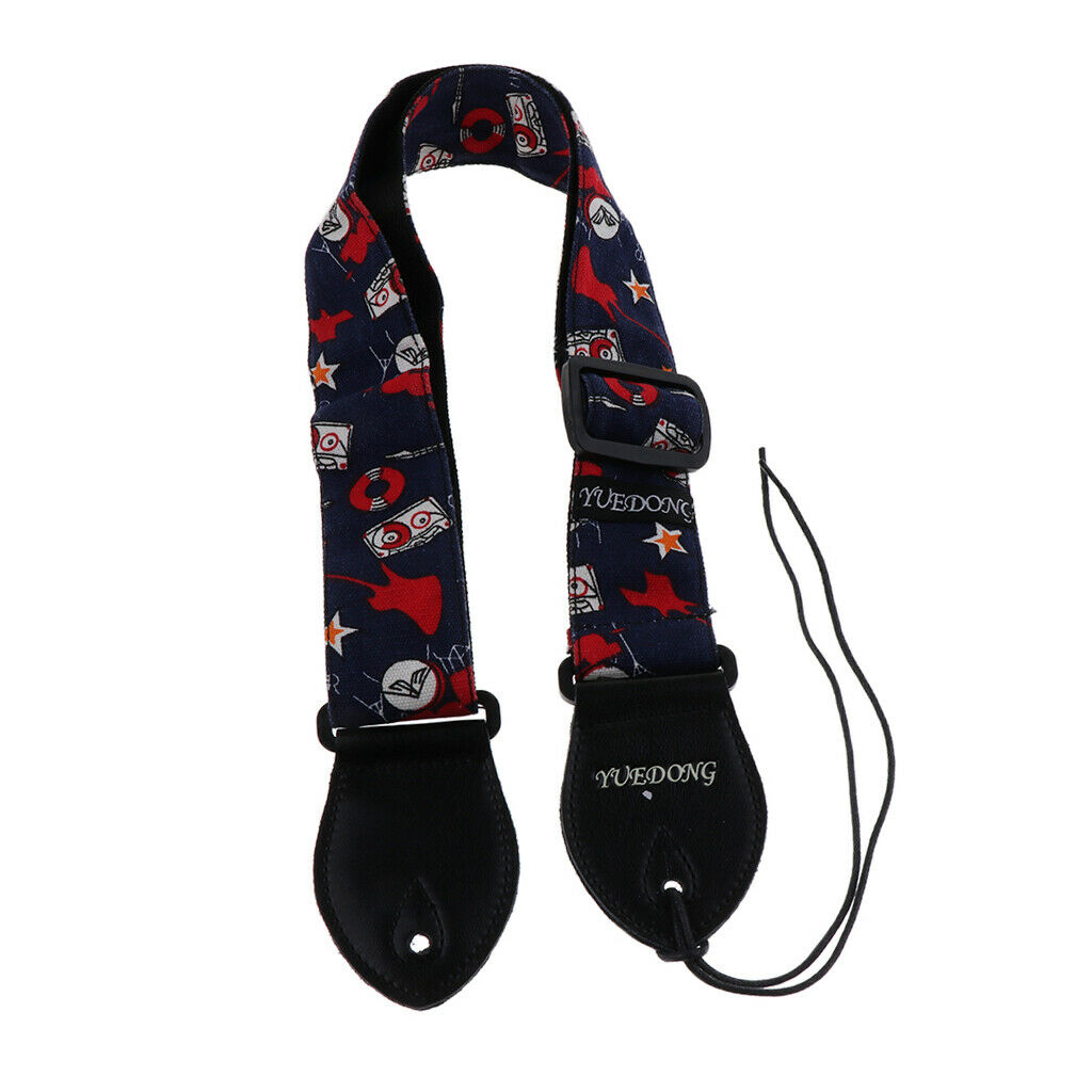 1 Piece Canvas Strap Belt for Acoustic Electric Guitar Red Guitars
