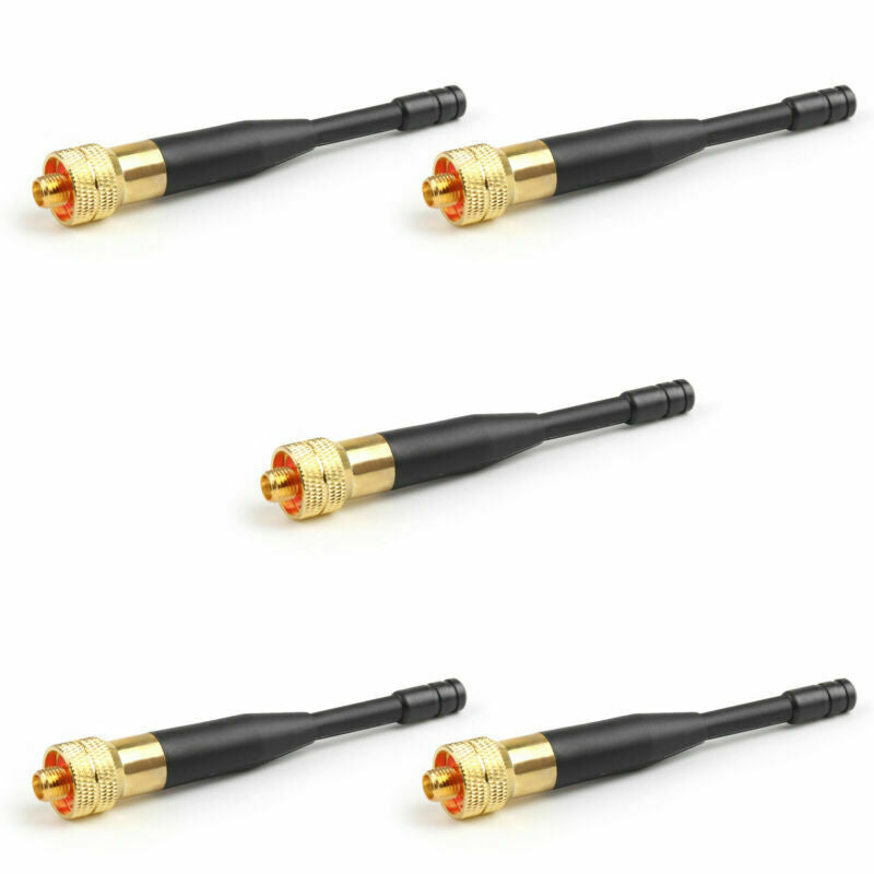 5x UHF Antenna 400-470MHz SMA-Female For KENWOOD PUXING WOUXUN GD  UA