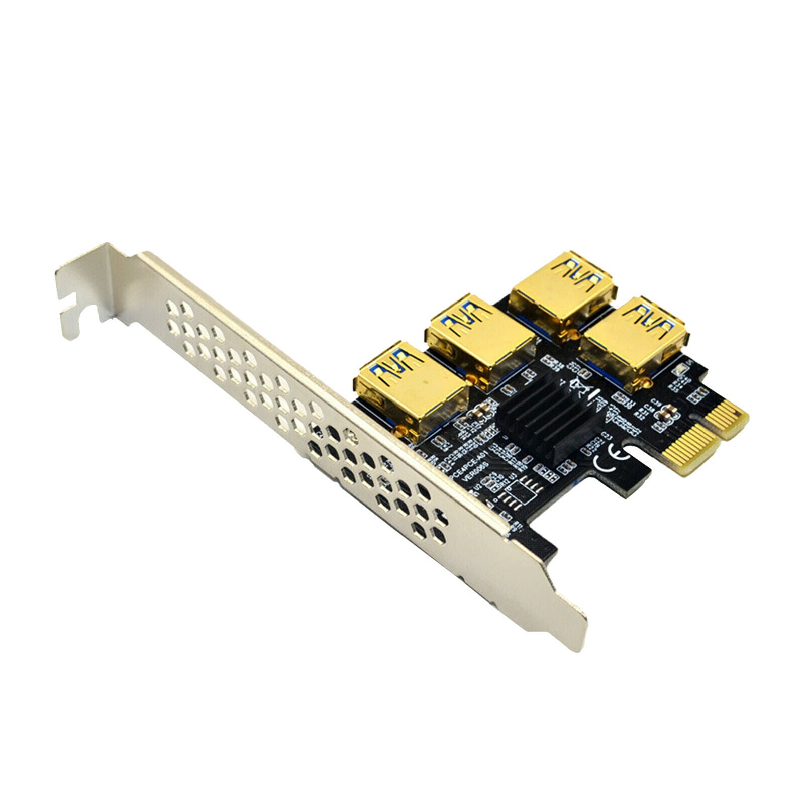 PCIe 1 to 4 PCI 16X slots Riser card PCI E 1X to external 4 PCI e