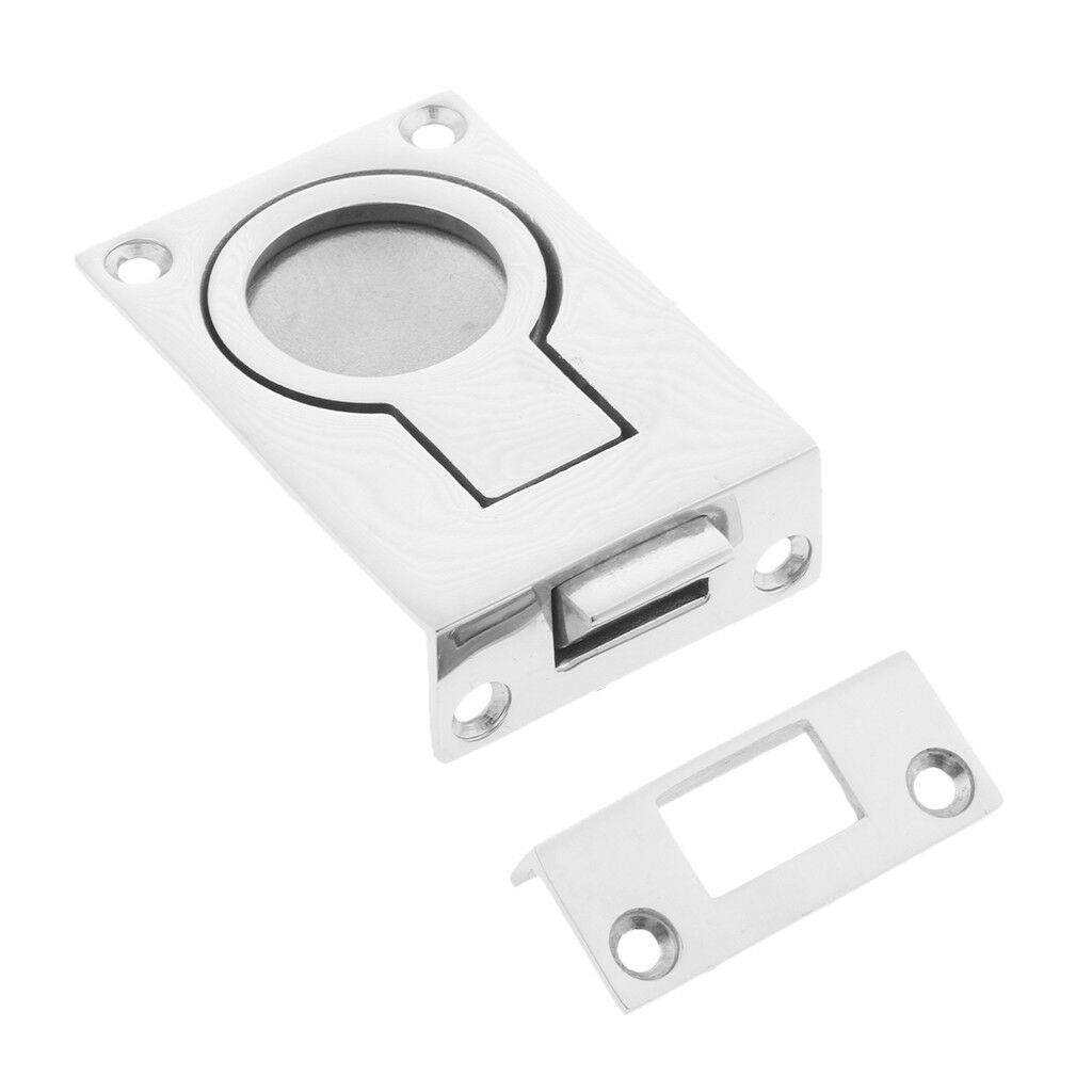 Boat Hatch Slam Latch Cabinet Lift Pull Ring Locking Marine Stainless steel