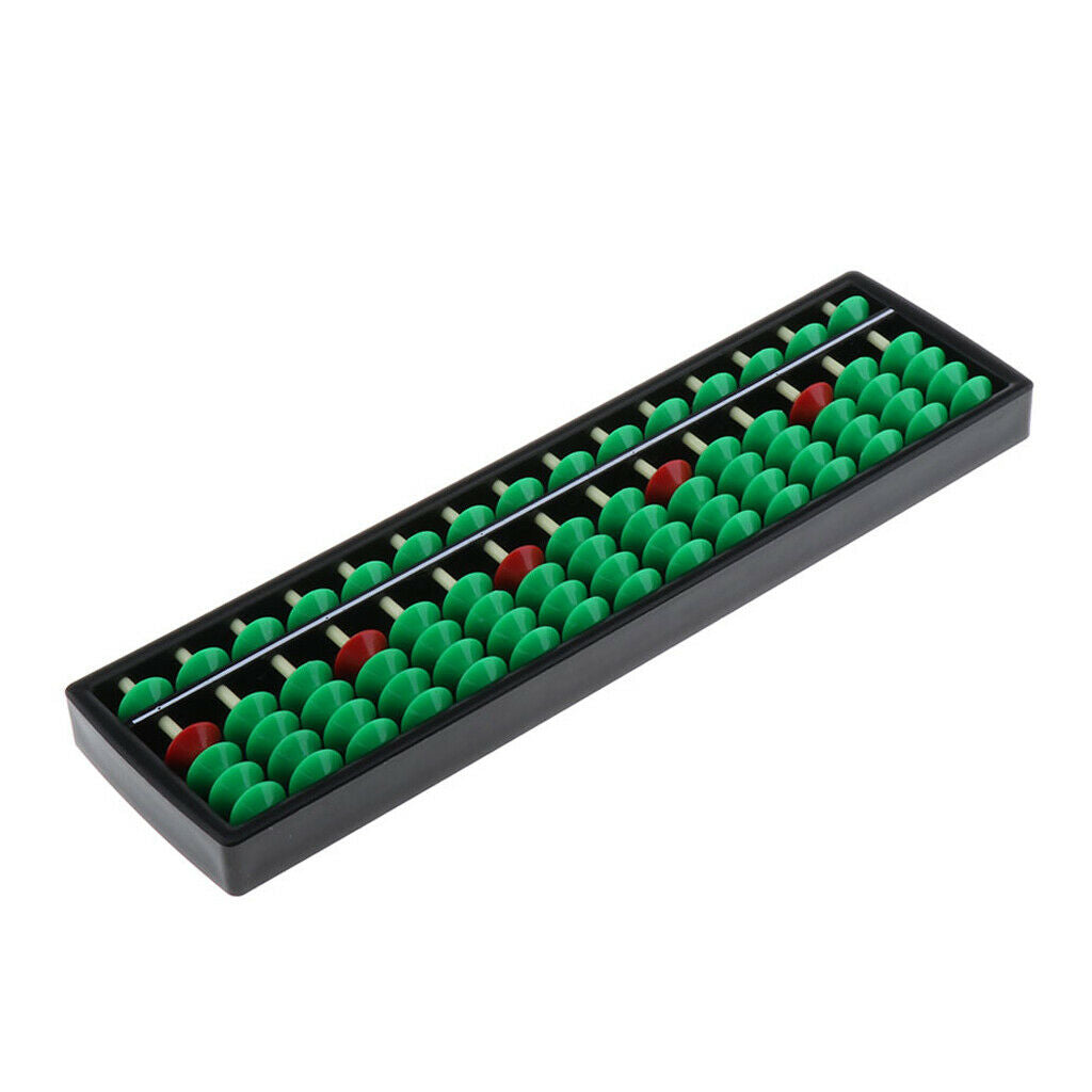 Kids Plastic Abacus Beads Arithmetic Soroban Calculating Tool, Train Counting