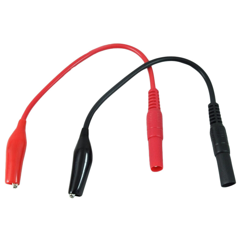 1 Pair Multi Meter Test Lead & Alligator Crocodile Clip For Fluke Vichy m WF