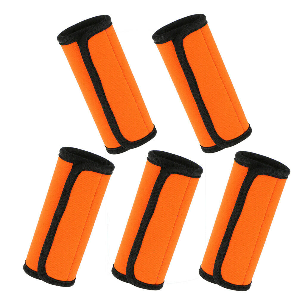 6 Pieces Travel Luggage Suitcase Handle Cover Wrap Grips Identifier Tags