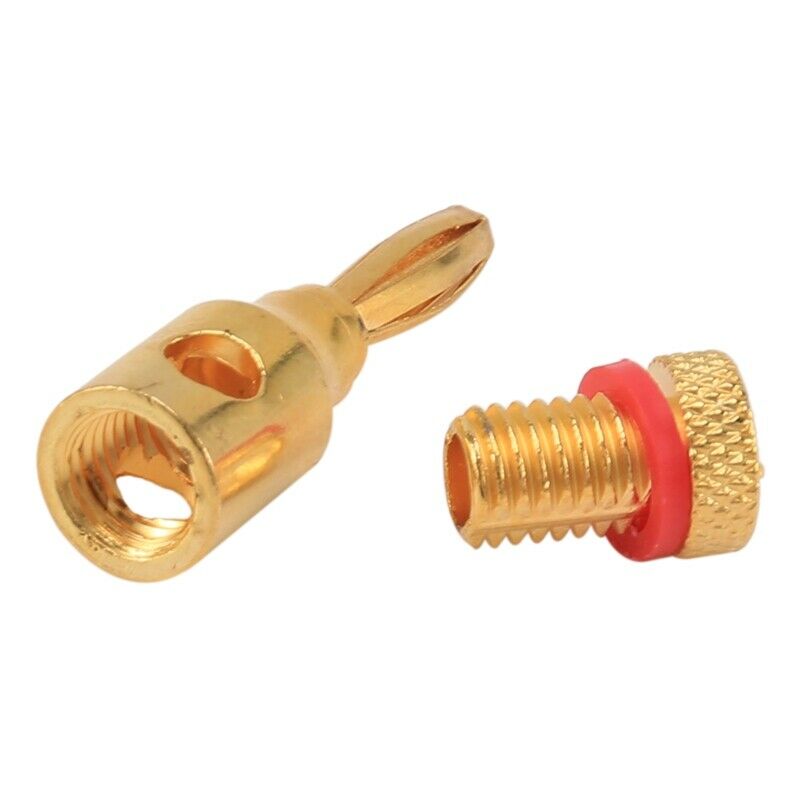 Banana Plugs,Connectors, Open Screw Type, 5 Pairs I8M7