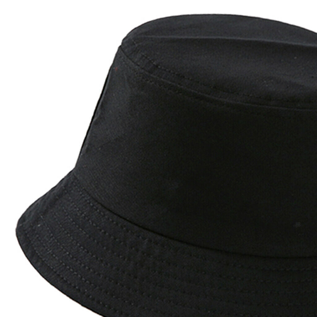 3pcs Bucket Hat Unisex Solid Fisherman Sun Hat Outdoor Hip Hop Basin Hat