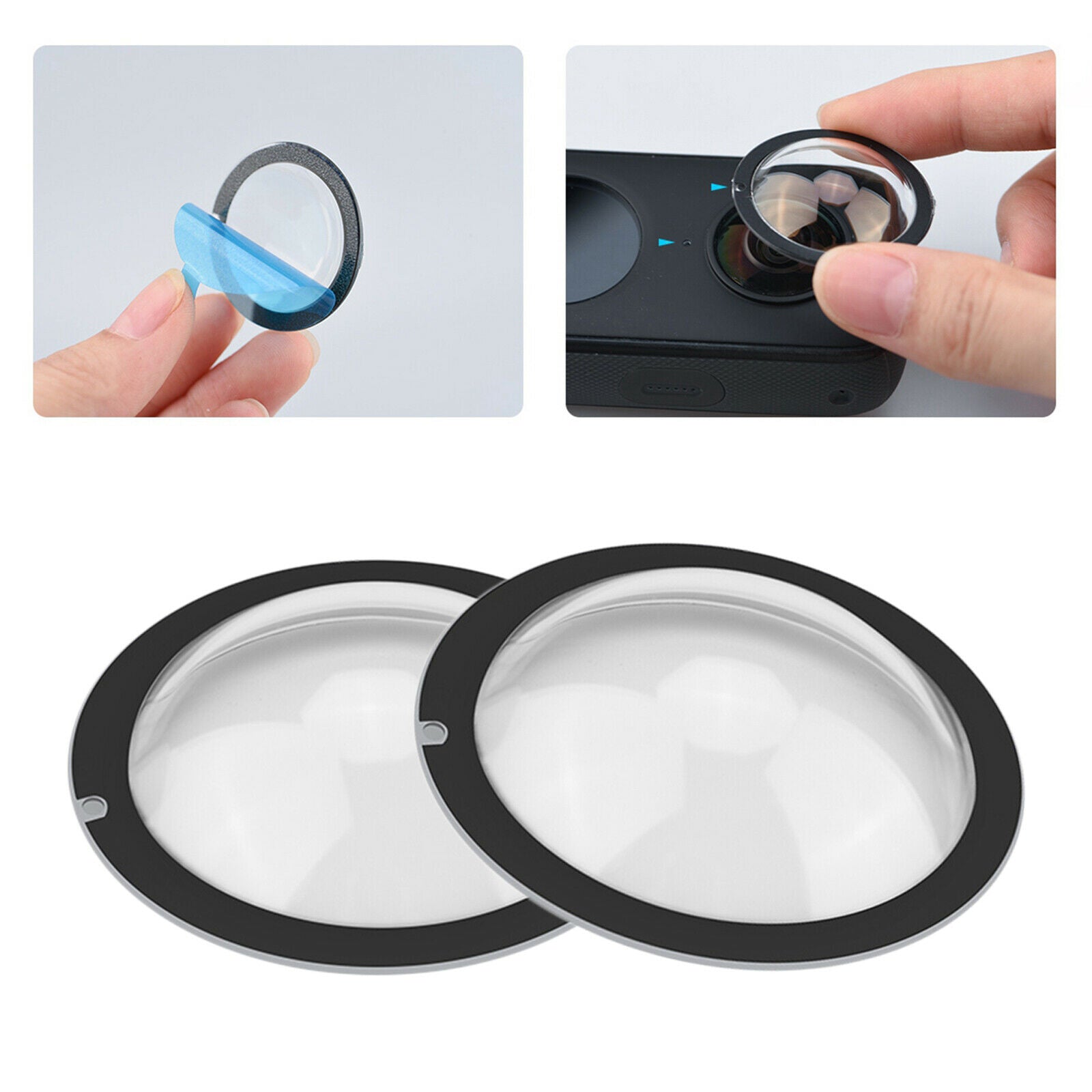 2pcs Lens Protector Sticky with Double-sided Adhesives Prying Tool RC Parts