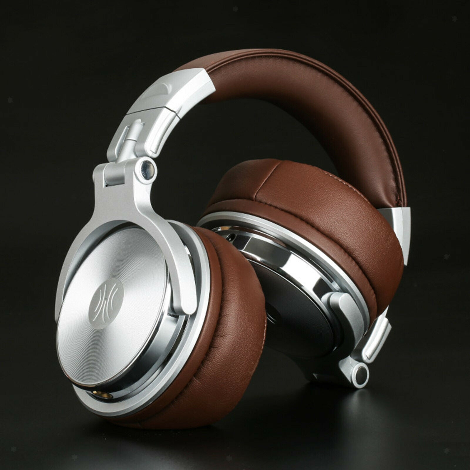 Over Ear Headphones Studio Monitor DJ Stereo Headsets with Mic 3.5mm 6.3mm