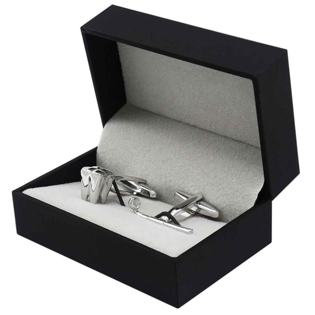 Copper Men Dress Wedding Party Shirt Cuff Links Cufflinks White Steel Plated