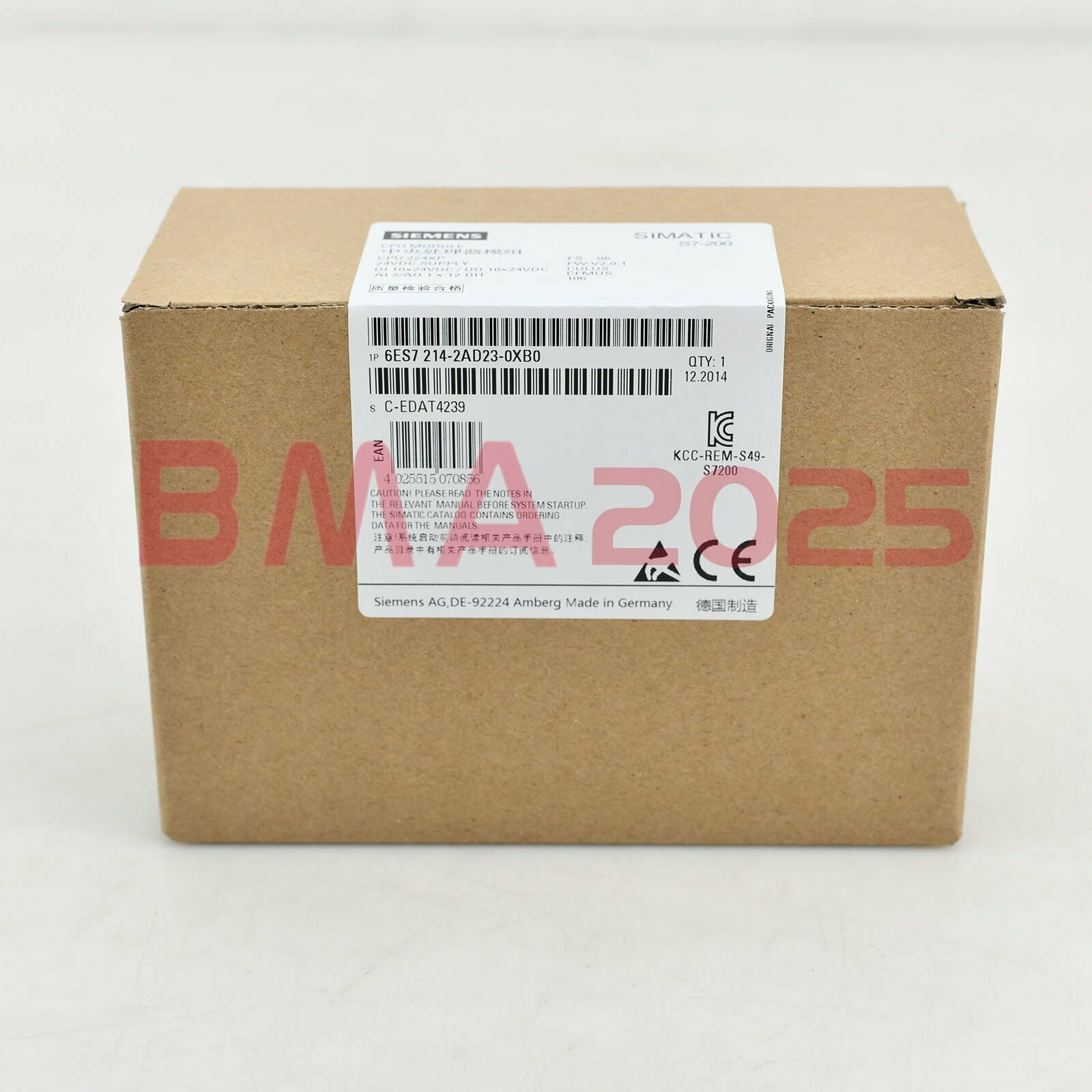 New 6ES7 214-2AD23-0XB0 6ES7214-2AD23-0XB0 1 year warranty free Ship SM9T