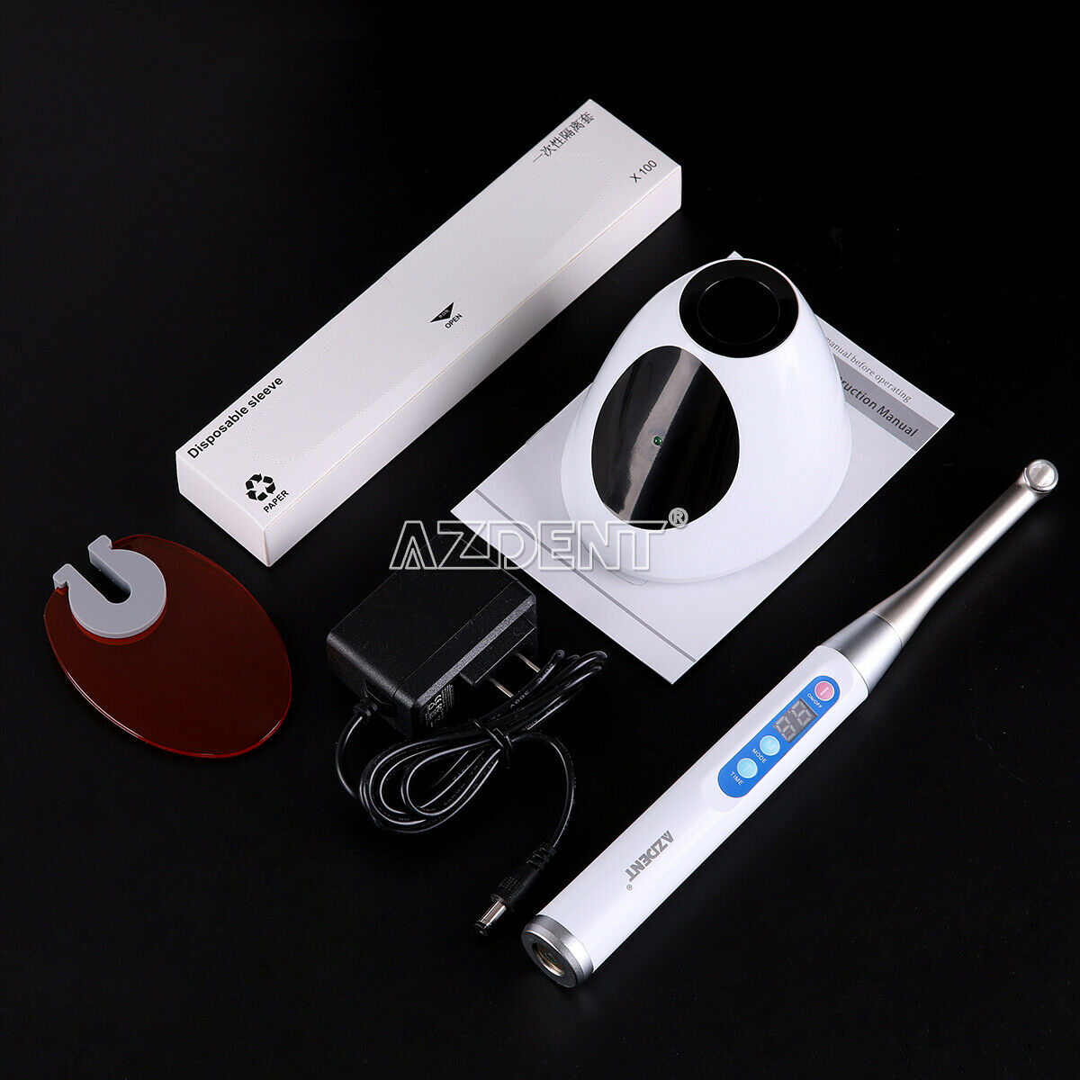 Dental Cordless 1Second iLed Curing Light Cure Lamp Woodpecker Style 2300mW