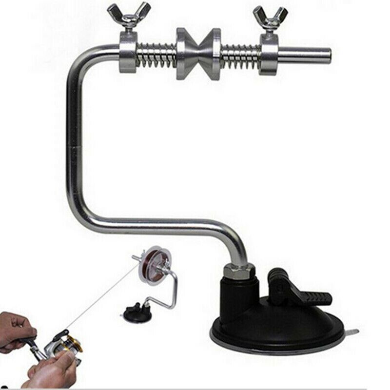 Portable Fishing Line Winder System Reel Line Spooler Spooling Fishing TacklA9B2