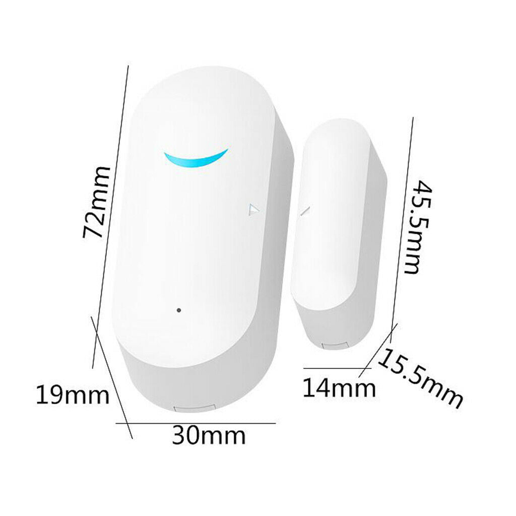 Door Sensor Detector Alarm Security Door Open Reminder Battery Powered