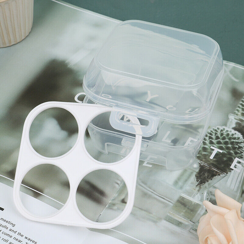 4 Grids Puff Drying Holder Box Cosmetic Puff Display Storage Case Makeup .l8