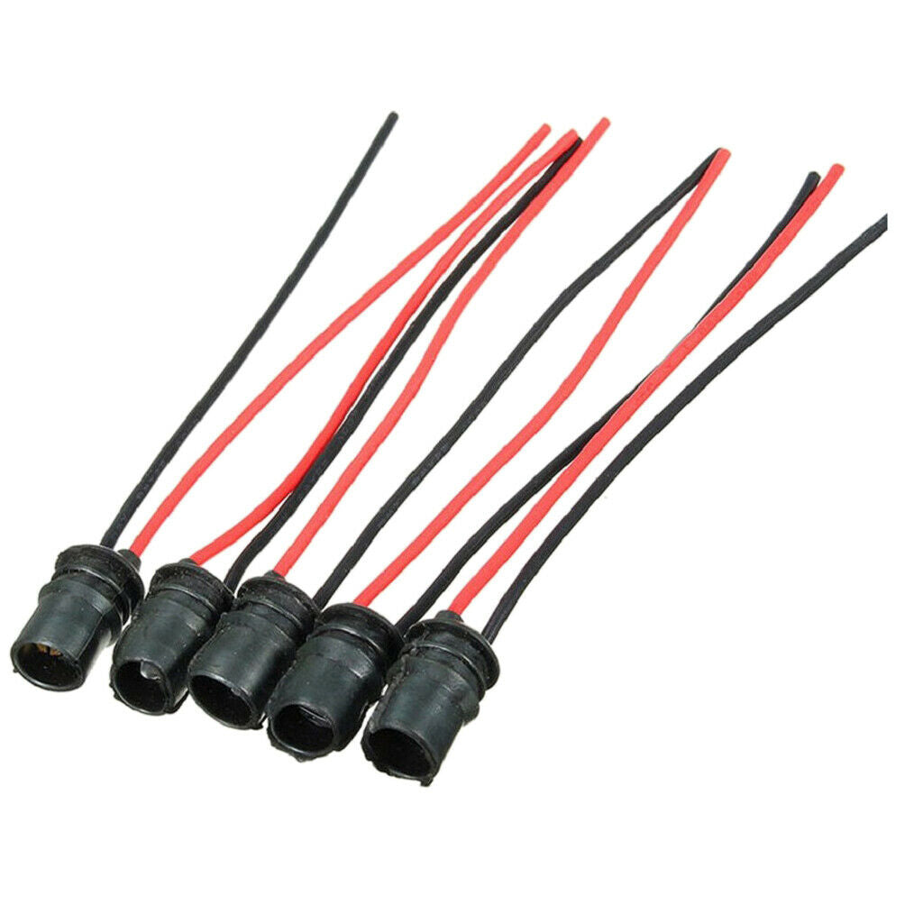 5 Pack of T10 194 Extension Harness Plugs Connectors Wiring Sockets for Cars,