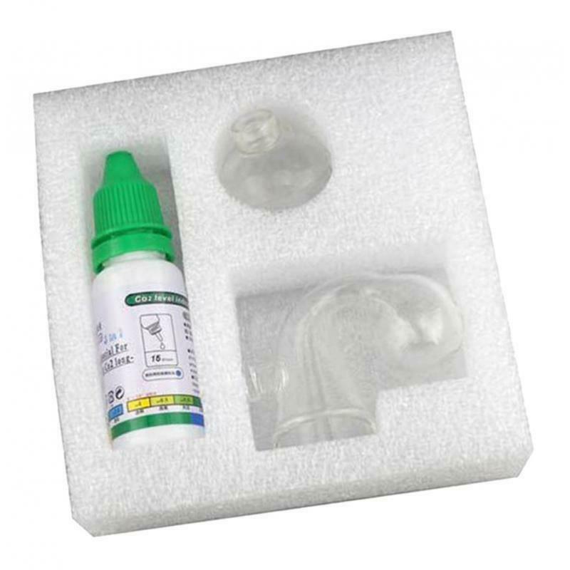 5 Set Carbon Dioxide CO2 Monitor Glass Drop Checker   Aquarium