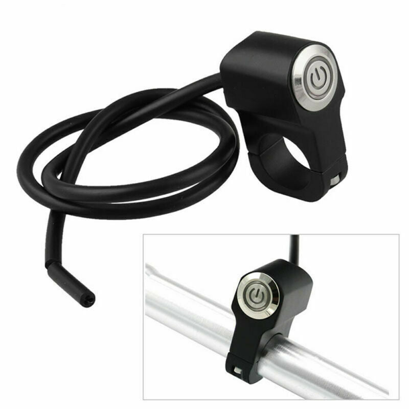 Motorcycle 22mm 7/8" Handlebar Headlight Brake Fog Light ON-OFF Red LED Switch