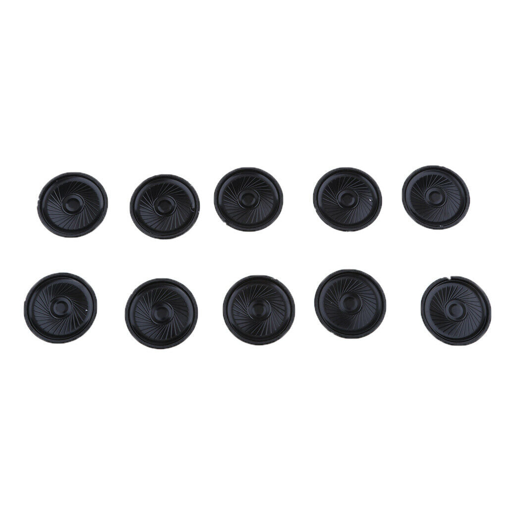 10pcs 40mm 0.5W Full Range Audio Round Speaker 8ohm Stereo Sound Replacement