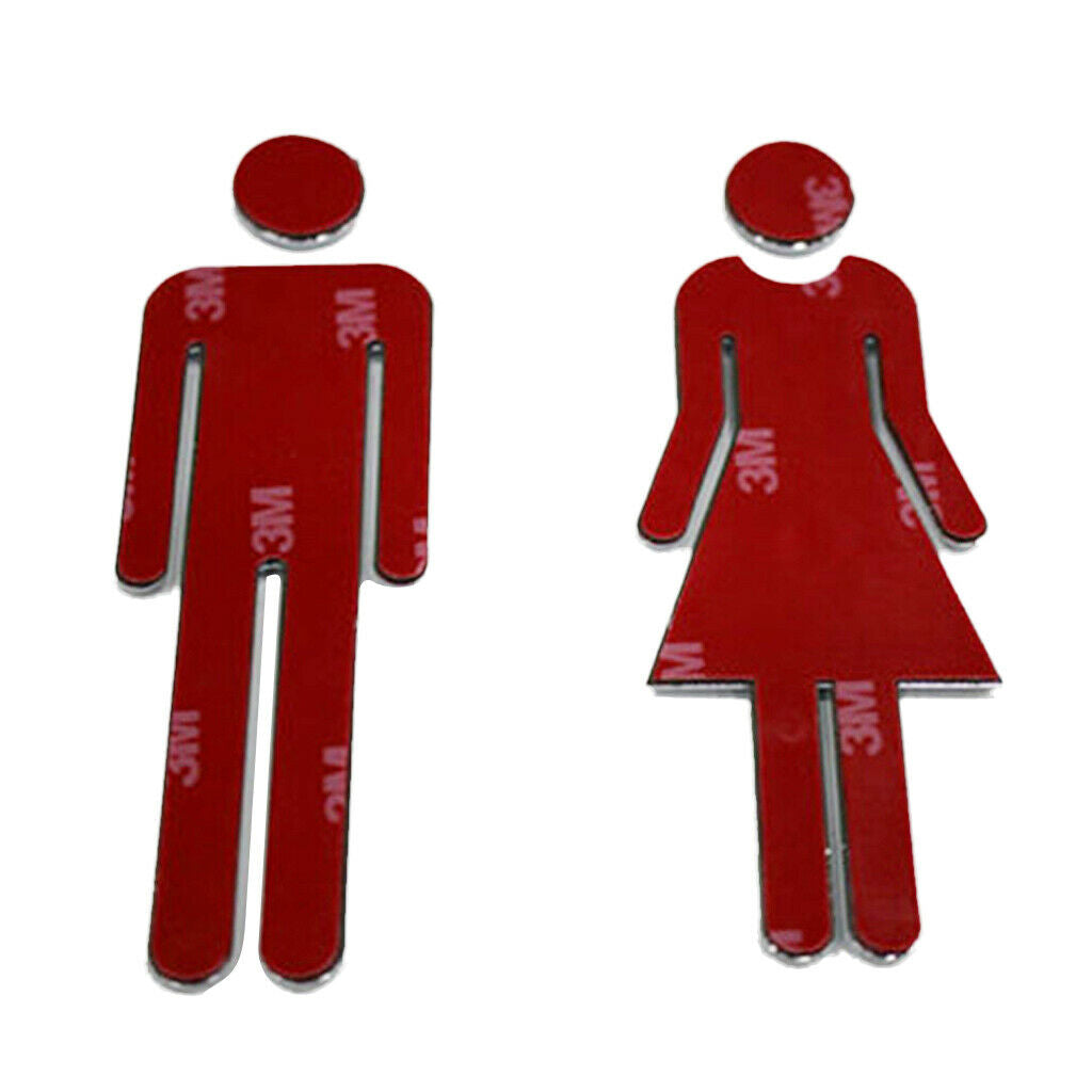 Man&Woman WC Stickers Toilet Signs
