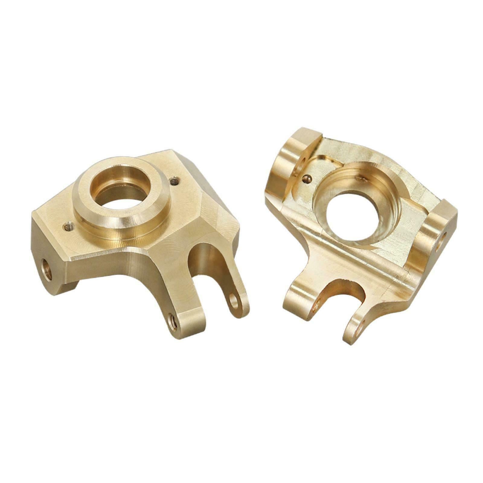2Pack of 1:10 RC Car Brass Front Steering Knuckle Cup for Axial SCX10 II