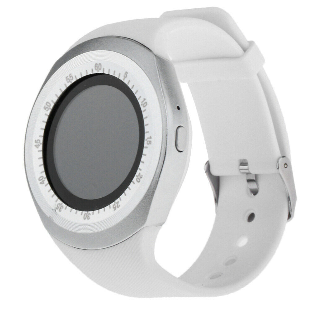 Y1 Bluetooth Smart Watch Smart Tracker Waterproof Phone Watch White