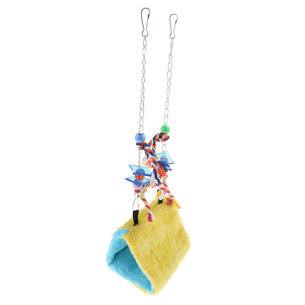 Bird Parrot Cage Hanging Ornaments Parrots Cozy Hammock 3 Sizes S