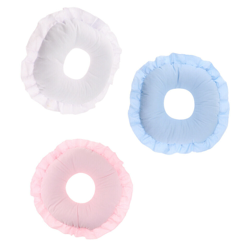 Massage Face Cradle Rest Pillow for SPA Salon, Pack of 3, Soft Cotton Fabric