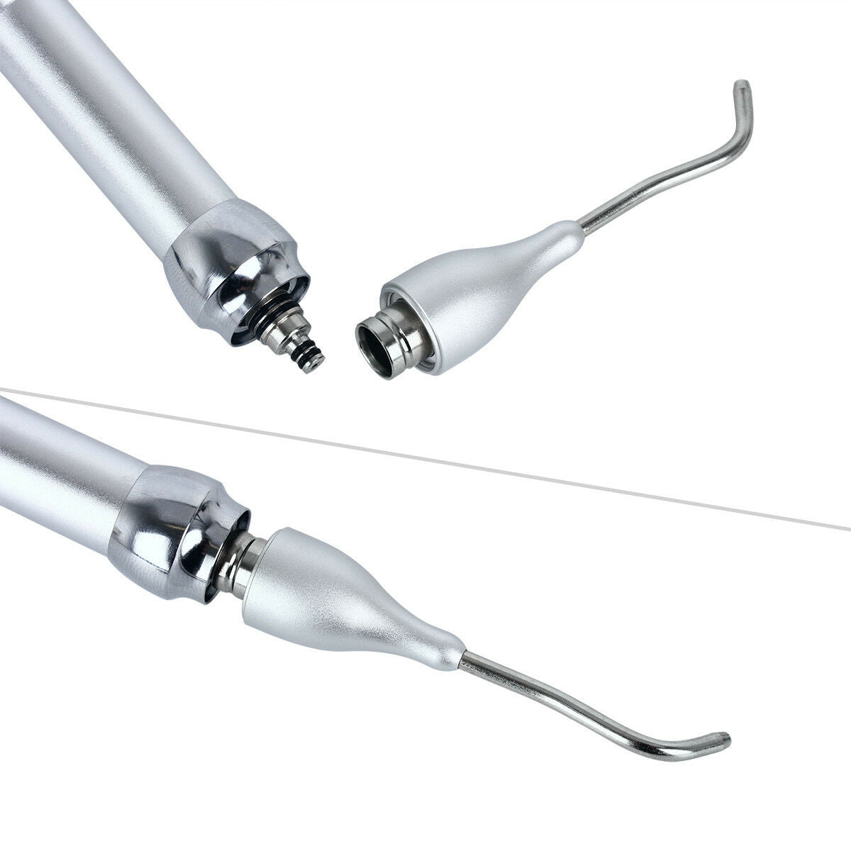 Dental Air Water Polishing Polisher Prophy Jet Handpiece + Quick Coupler 4 Holes