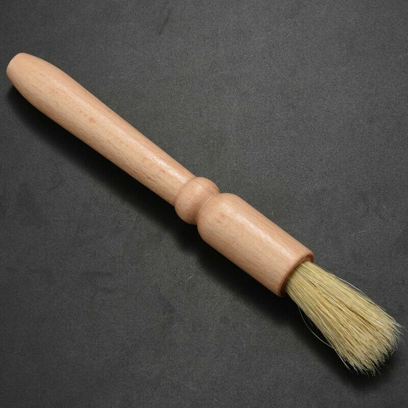 2 Pcs Coffee Grinder Cleaning Brush Wood Dusting Brush for Espresso Stations aZ6