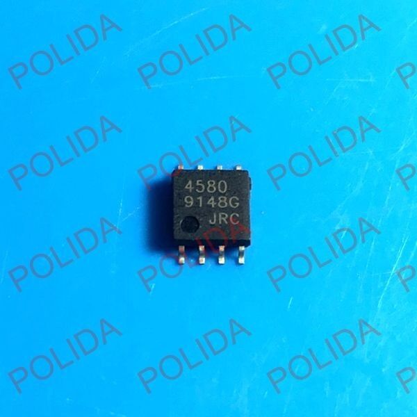 10PCS  IC JRC SOP-8W (DMP-8) NJM4580M NJM4580 JRC4580 4580