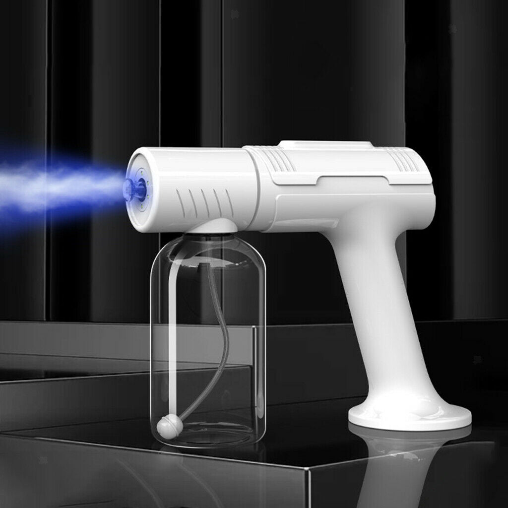 Automatic Nano Spray Gun Cordless Blue Light Sprayer Rechargeable Fogger