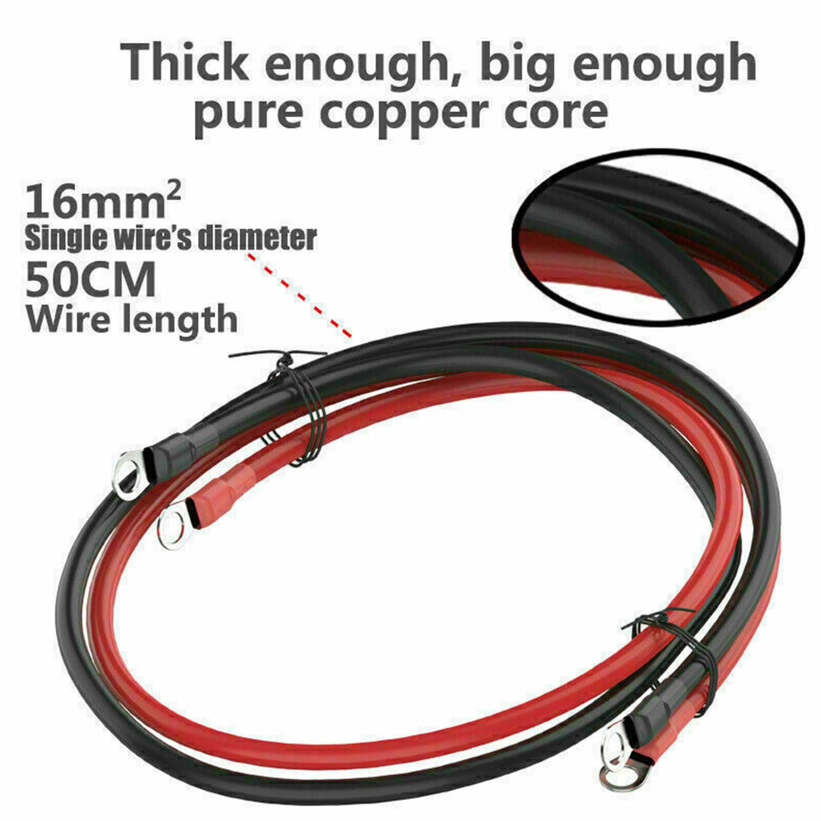 5AWG Power Cable Wire For FLAMEZUM Pure Sine Wave Power Inverter