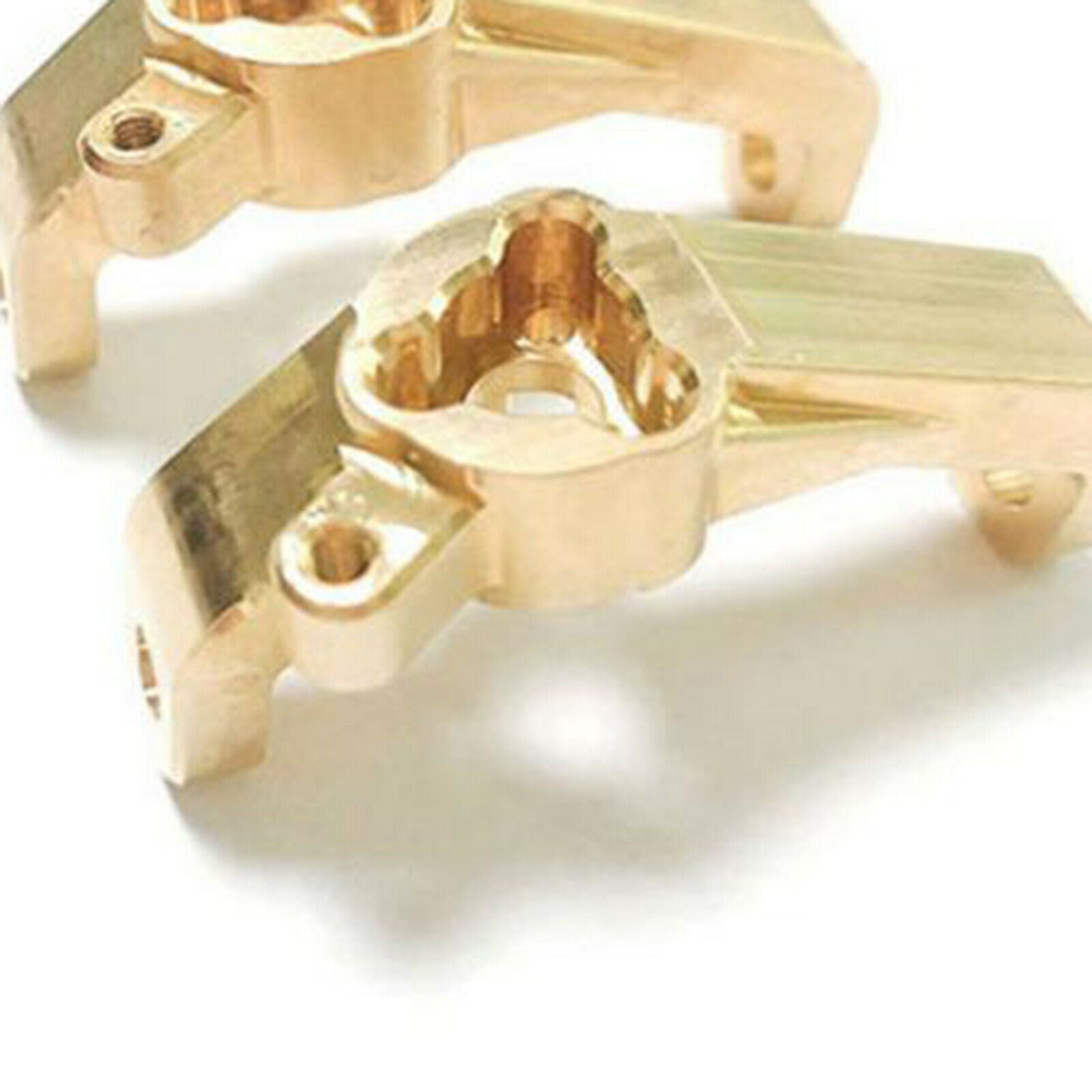 2x Brass Front Steering C-Hub Carrier for Redcat GEN8 1/10 RC Crawler Accessorie